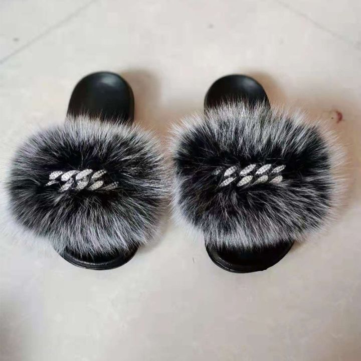 cod-cross-border-manufacturers-wholesale-real-fox-slippers-2021-summer-new-raccoon-home-sandals