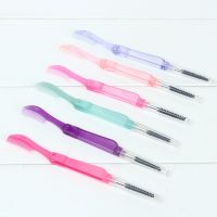 【CW】 Fashion Eyebrow Eyelashes Hair Brow Extension Metal Comb  Makeup Tools