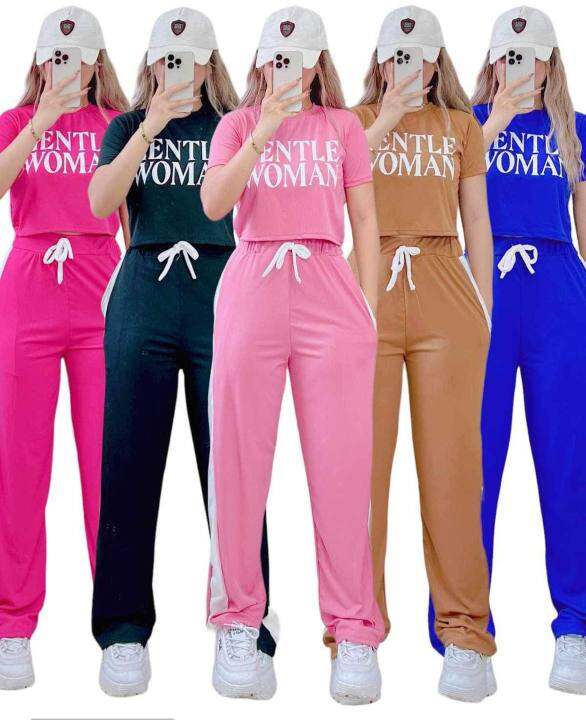 TERNO PANTS GENTLE WOMAN WITH SIDE POCKET HIGH QUALITY SPECIAL KNITTED