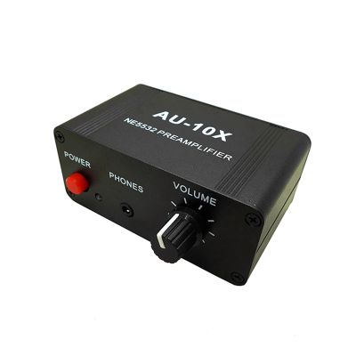 Mini Audio Preamplifier Front Sound Amplifier 3.5mm Input Output For Headphone Audio Phone Sound Controller