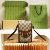 pre order Brand new authentic，GUCCI，Gucci Horsebit 1955 mini bag，crossbody bag，Shoulder Bags