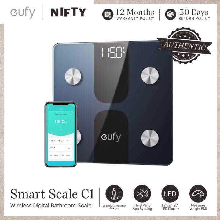 eufy by Anker Smart Scale C1 Bluetooth Weighing Scale Wireless Digital