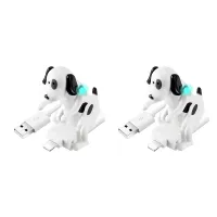 2X USB Cable Funny Humping Dog Charger for 13/12/11 and More, Moving Spotty Dog Fast Charger USB Cable