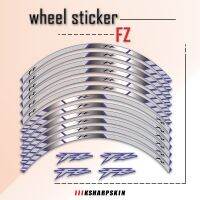 อะดาตโตะต่อยามาฮ่า FZ 1 FZ-6 Fz 07 09 17 Pollici Refitting Impereabile Riflettente Mozzo Ruota Adesivo Personalità Decal