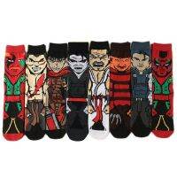 【jw】❄✸▲  Socks Men Movie Cartoon Scare Anime Meias