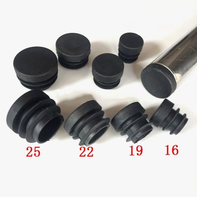4-50pcs Thicken Round Plastic Blanking End Cap 16 19 22 25mm Chair Table Feet Cap Tube Pipe Insert Plug Decorative Dust Cover