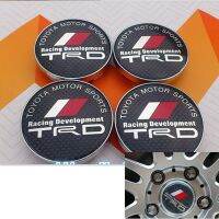 Auto parts 4pccs 60mm Toyot TRD emblem Wheel Center Hub Caps Dust-proof Badge logo covers car styling