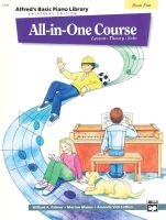 หนังสือเปียโน Alfreds Basic Piano All-in-One Course : All in One Book Book 5