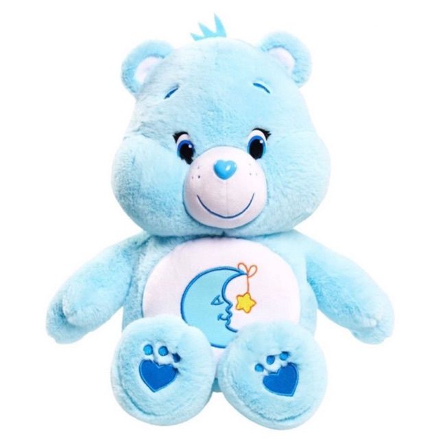 ตุ๊กตาแคร์แบร์-carebears-bed-time-bear-21-นิ้ว-52cm-มือสองนำเข้าจากอเมริกา-สินค้าคุณภาพดี-ทำความสะอาดแล้ว