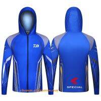 【CW】 Daiwa Fishing Hoodie With Anti UV Protection Shirt Breathable Dry Jersey