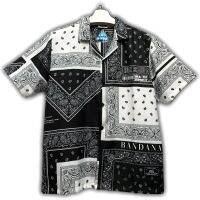 Cool Rocker : Black White Paisley Bandana Set ชุดเซ็ตลายผ้าเช็ดหน้าคลาสสิค