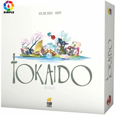 Tokaido เกมกระดานของเล่นสำหรับเด็กและผู้ใหญ่