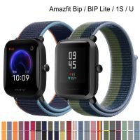 ✱☸ 20mm watch band For Amazfit Bip/Bip lite/1S/U/GTS/2/3/2e/GTS2 Mini/GTR 42mm Nylon Loop Bracelet Amazfit bip strap