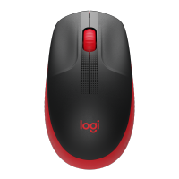 LOGITECH M190 Wireless Mouse Red (1Y) IP4-001950