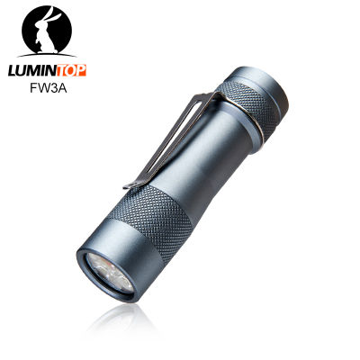 Lumintop FW3A 18650 smart flashlight Anduril firmware triple LED CREE XPL HI LED with tail switch 2800 lumens 200 Meters max