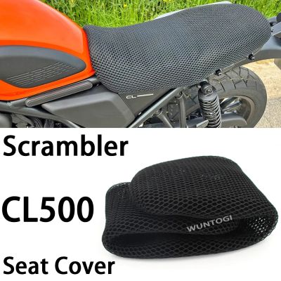 ◇ For Honda CL500 Scrambler 2023 3D Breathable Seat Cover Scrambler CL 500 Accessories cl500 Motorcycle Seat Protection Cushion