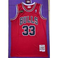 Hot Newest Top-quality New arrival 2022 2023 Newest shot goods Most popular 22/23 Top quality Ready Stock High quality 1997-98 Finals logo new mens Chicago Bulls 33 Scottie Pippen M N Vintage embroidery basketball jerseys jersey red