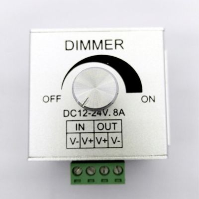 ▫☍ 12V 8A LED Dimmer PIR Sensor 5050 3528 LED Strip Light Switch Dimmer Brightness Controller Adjustable Brightness Controller