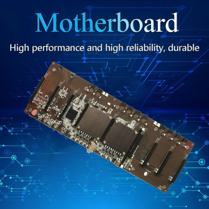 btc-mining-machine-motherboard-3060-in-line-9-cards-2-lga-2011-cpu-ddr3-memory-60mm-pitch-x79-motherboard-cooling-fan
