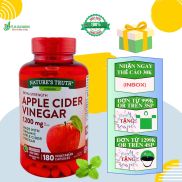 Viên uống giảm cân giấm táo hữu cơ Apple Cider Vinegar của Mỹ, 1200mg