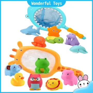 MUMUSO Bath Toy-Floating Duck/Fishing Net