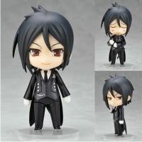 10ซม. การ์ตูน Black Butler ญี่ปุ่น Sebastian Michaelis 68 # PVC ตุ๊กตาขยับแขนขาได้คอลเลกชันโมเดลของเล่นเด็กตุ๊กตาของขวัญวันเกิดสำหรับเด็ก