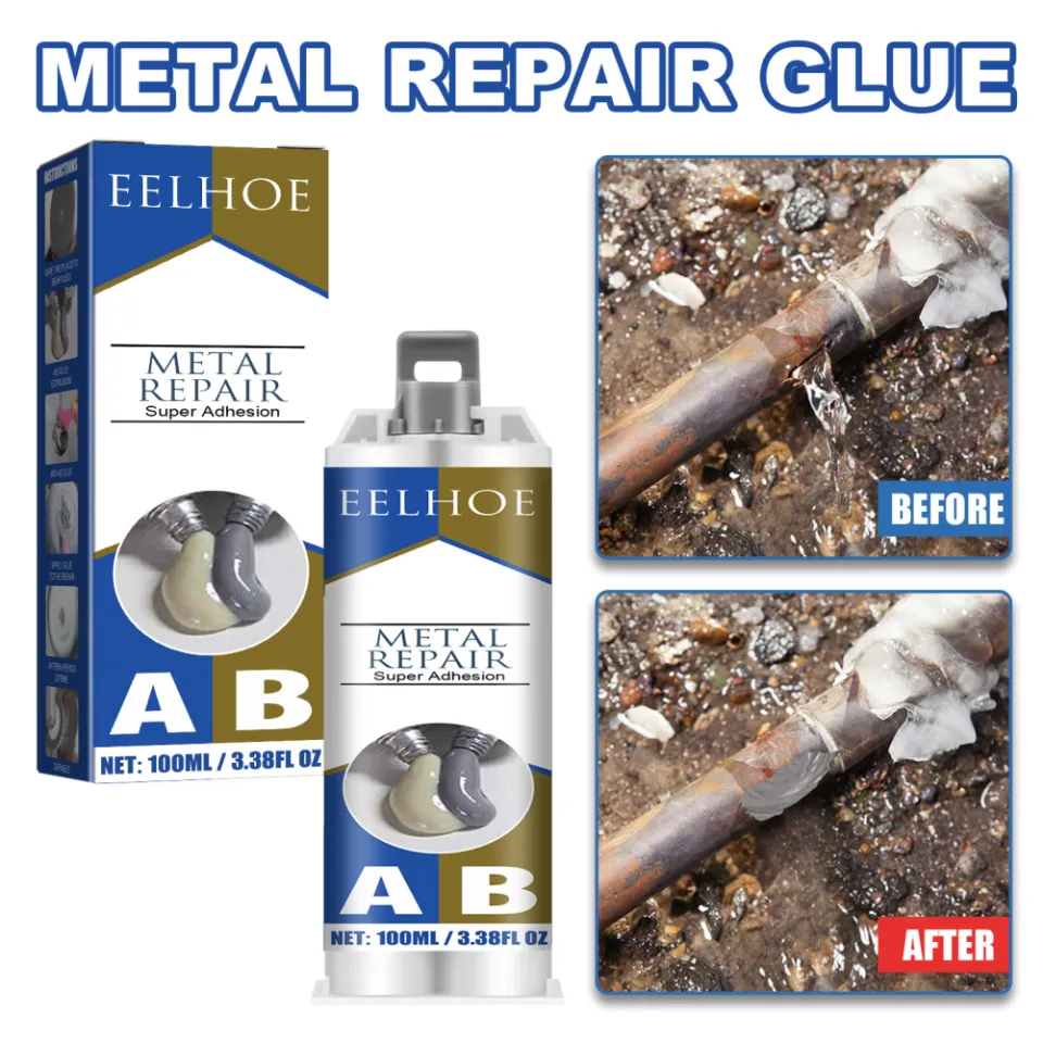 Eelhoe Casting Glue A+b Glue Welding Industrial Repair Heat-resistant  Waterproof Caulking Agent Casting Metal Adhesive Repair Agent Ab Glue