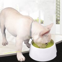 【LZ】manage nephew33ma5 Pet Dog Cat Bowl Floating Bowl Water Drinker Not Wet Mouth Splash Water Cat Bowl Not Sprinkler Water Dispenser Portable Dog Bowl