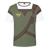 Ag เสื้อยืดแขนสั้นลําลอง พิมพ์ลายอนิเมะ The Legend of Zelda 3d พลัสไซซ์ สําหรับผู้ชาย และผู้หญิง