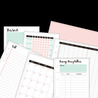 A5 A6 A7 loose-leaf hand diary refill monthly weekly planner 2023 agenda journal school supplies filler papers Note Books Pads