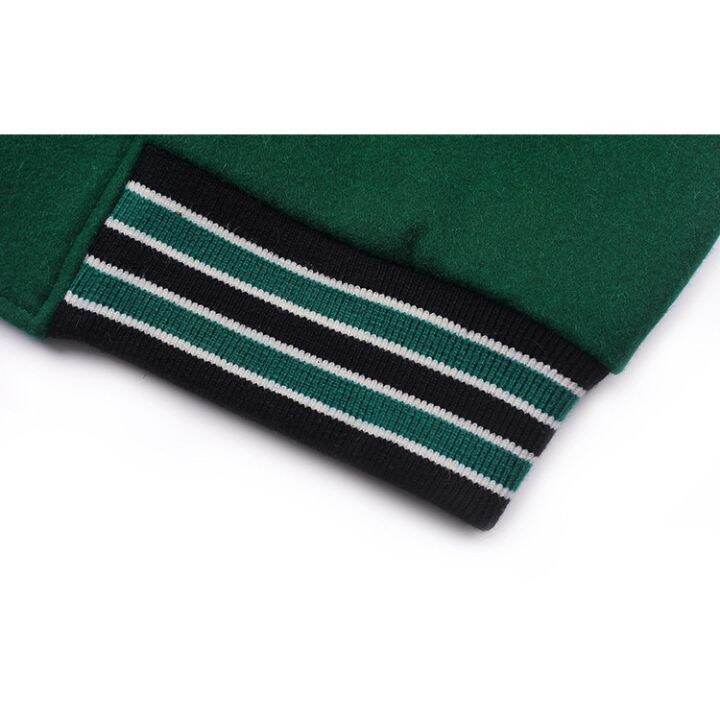 Blackpink Lisa Korean Baseball Uniform Short Coat College Style Faux