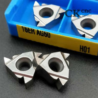 16ER AG60 H01 /16IR AG60 N01ใบมีดเกลียวCNCกลึงคาร์ไบด์แทรกสำหรับอลูมิเนียม10ชิ้น