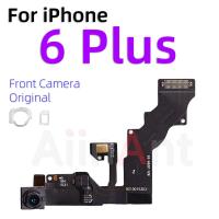 แม่พิมพ์กล้องด้านหลังหน้าดั้งเดิมสำหรับ iPhone 6 6S 7 8 Plus 5S SE กล้องด้านหน้าขนาดเล็กเซนเซอร์พร็อกซิมิตีสายเคเบิลงอได้ชิ้นส่วนโทรศัพท์