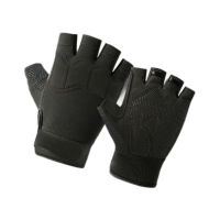 1235ซ้ายขวา Anti-Slip Anti-Shock ถุงมือครึ่งนิ้ว Breathable Fingerless ถุงมือขี่จักรยานการฝึกอบรมกีฬากลางแจ้ง