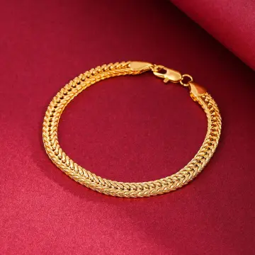 Men's 18 karat gold on sale bracelets