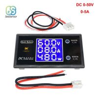 DC 100โวลต์10A 50โวลต์5A จอแสดงผล LCD ดิจิตอลโวลต์มิเตอร์แอมมิเตอร์ Wattmeter แรงดันไฟฟ้าปัจจุบันมิเตอร์ไฟฟ้าโวลต์ Tester 12โวลต์24โวลต์36โวลต์