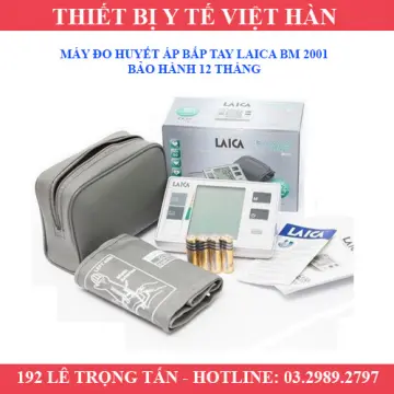 Máy đo huyết áp bắp tay Laica BM2301 được sản xuất theo tiêu chuẩn nào và có nguồn gốc từ đâu?
