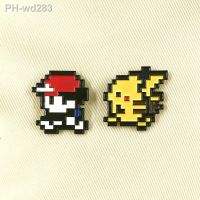 Pokemon Cartoon Brooch Pikachu Ash Ketchum Anime Figure Badges Lapel Pin Women 39;s Accessories Couples Halloween Gifts