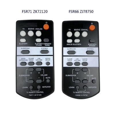 ใหม่ FSR66 ZJ78750 FSR71 ZK72120สำหรับ Yamaha Sound Bar รีโมทคอนลสำหรับ YAS-103 ATS-1030 YAS-203 YAS-CU203 NS-WSW41