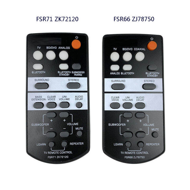 ใหม่-fsr66-zj78750-fsr71-zk72120สำหรับ-yamaha-sound-bar-รีโมทคอนลสำหรับ-yas-103-ats-1030-yas-203-yas-cu203-ns-wsw41