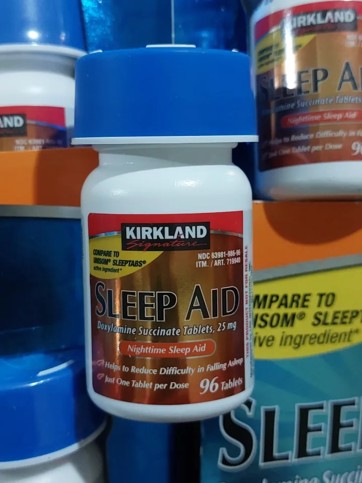 Kirkland Signature Sleep Aid, 96 Tablets, EXPIRY FEB 2025, Pinoy Strong  Vitamins Supplement | Lazada PH