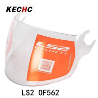 KECHC Universal Ls2 Of562เลนส์หมวกกันน็อกมอเตอร์ไซค์,เลนส์ป้องกันรังสีอัลตราไวโอเล็ตป้องกันหมอกป้องกันรอยขีดข่วนการไหลของอากาศหมวกกันน็อค