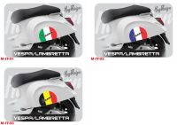 สติ๊กเกอร์ข้างถังแบบเล็ก เวสป้า แลมเบรตต้า Vespa Lambretta ทุกรุ่น (2 ชิ้น ซ้ายขวา) Set 1