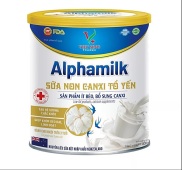 Sữa bột Alphamilk Glucerna Tổ Yến 450g ,tăng cường sức đề kháng