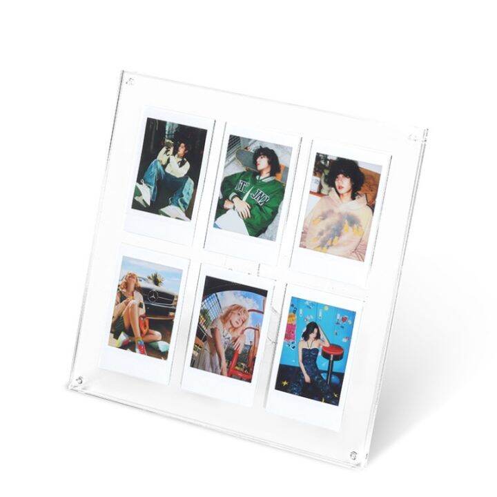 Double Layer Clear Acrylic Frame Floating Photo Frame for
