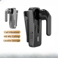 【DT】hot！ Bluetooth 5.1 Headset Business Earphone With Mic Handsfree Call Vibration Reminder Ear-Hook Driving Headphone