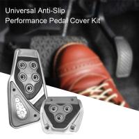 Pedal Covers Car Accelerator Pedal Cover Set No Drilling Vehicle Foot Treadle Set For Automatic Vehicles Interior Accessories Pedal Accessories