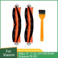 แปรงลูกกลิ้งเหมาะสำหรับ Xiaomi 1C Mijia 2C 1T STYTJ01ZHM Dreame F9เปลี่ยน D9แปรงกลาง Xiomi ชิ้นส่วนเครื่องดูดฝุ่นหุ่นยนต์ MI