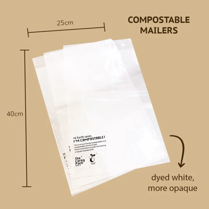 [50/100pcs] Ecofriendly compostable mailers (for packaging and