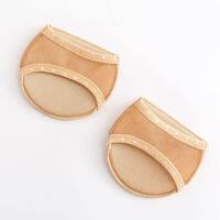 PickEgg 4 คู่ครึ่ง Forefoot Pads Women Ball of Foot Cushion ที่มองไม่เห็น Forefoot Pads ถุงเท้าสำหรับรองเท้าแตะ